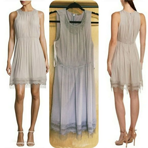 Elie Tahari Dresses & Skirts - ELIE Demetria Metallic Fringe Accented Rou…